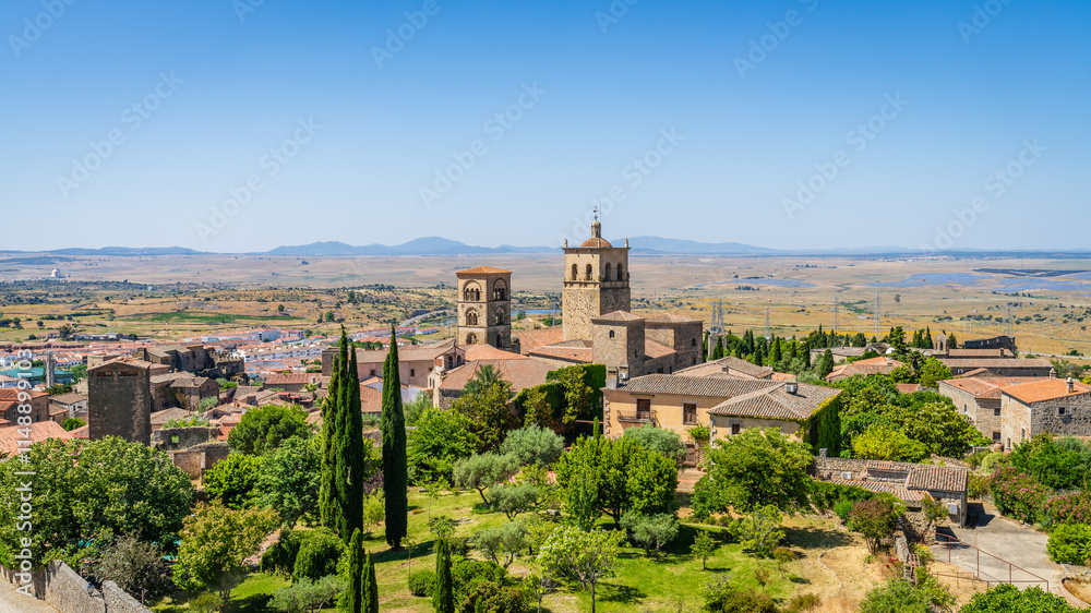 Obraz premium View of the monumental city of Trujillo, in Extremadura, Spain.
