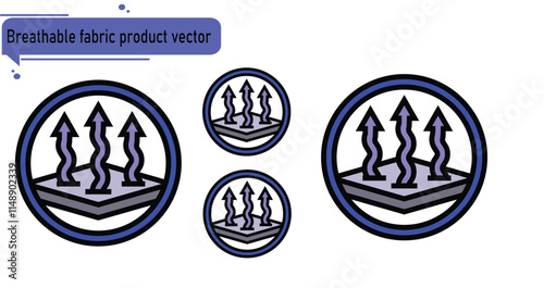  abstract design vector breathable fabric product sets