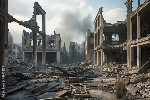 Disturbing Insights into a Ruined Cityscape and Post-War Narrative