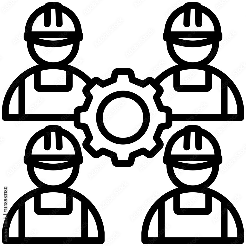 Project Team Icon Project Team Icon