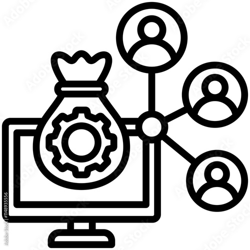 Profit Sharing Icon