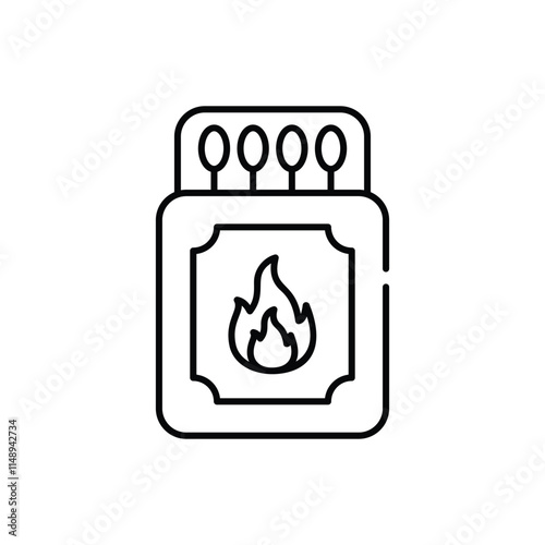 Matchbox vector icon