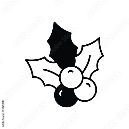 Mistletoe vector icon