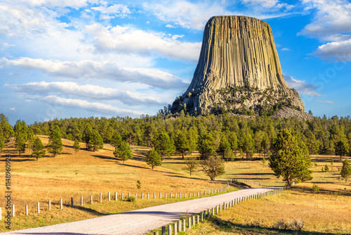 Photography Devils Tower in Crook County, Wyoming