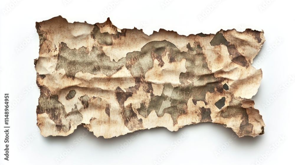 Torn paper fragment Torn paper fragment