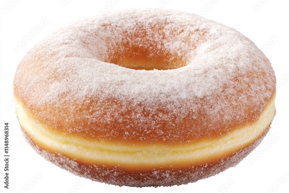 Scrumptious Sugar-Dusted Donut