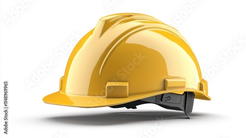 Yellow Hard Hat Safety Helmet
