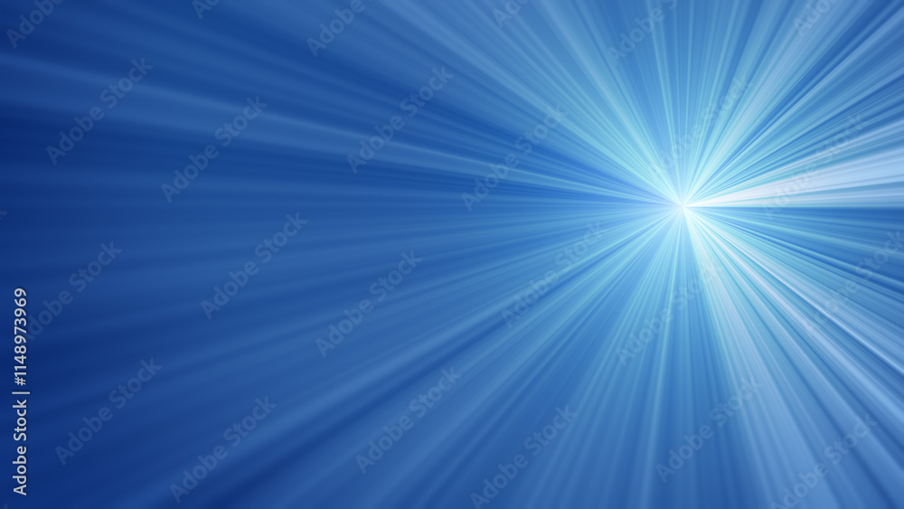 Light blue and blue starburst effect or light trails moving to infinity. Abstract futuristic high resolution full frame technology background. Light blue and blue starburst effect or light trails moving to infinity. Abstract futuristic high resolution full frame technology background.