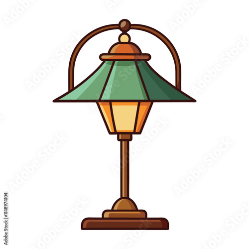 Customizable Lamp Vector Illustration