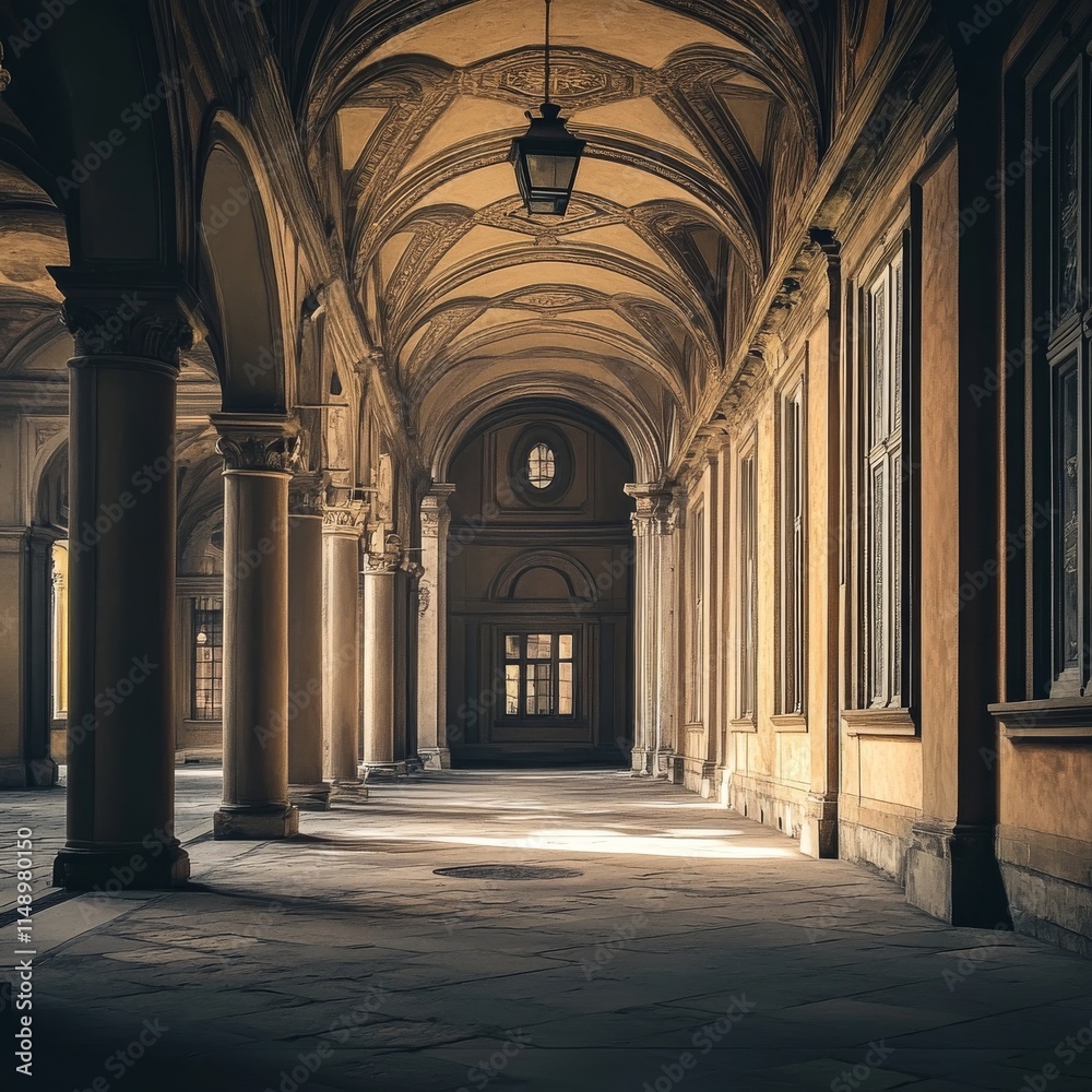 Fototapeta premium Florence's ancient palace in Tuscany
