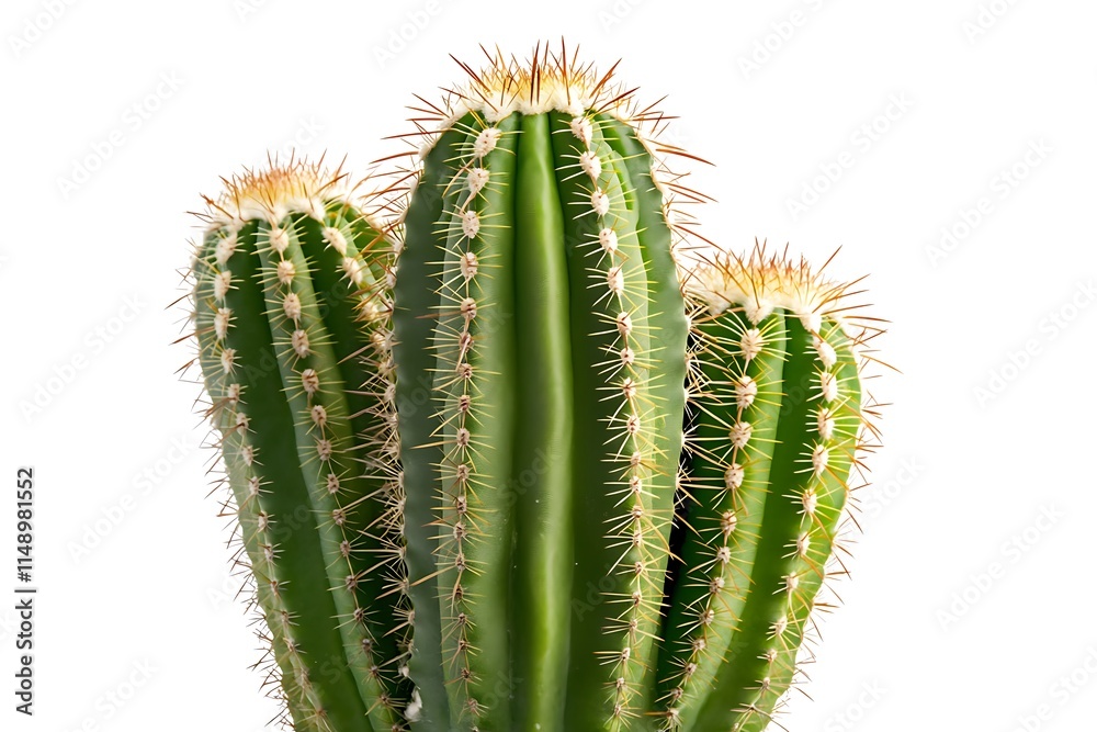 green cactus isolated on white background green cactus isolated on white background