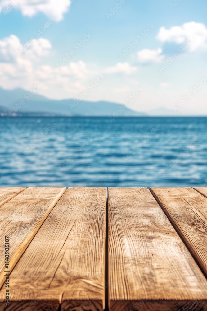 Fototapeta premium Ocean View Table Setting