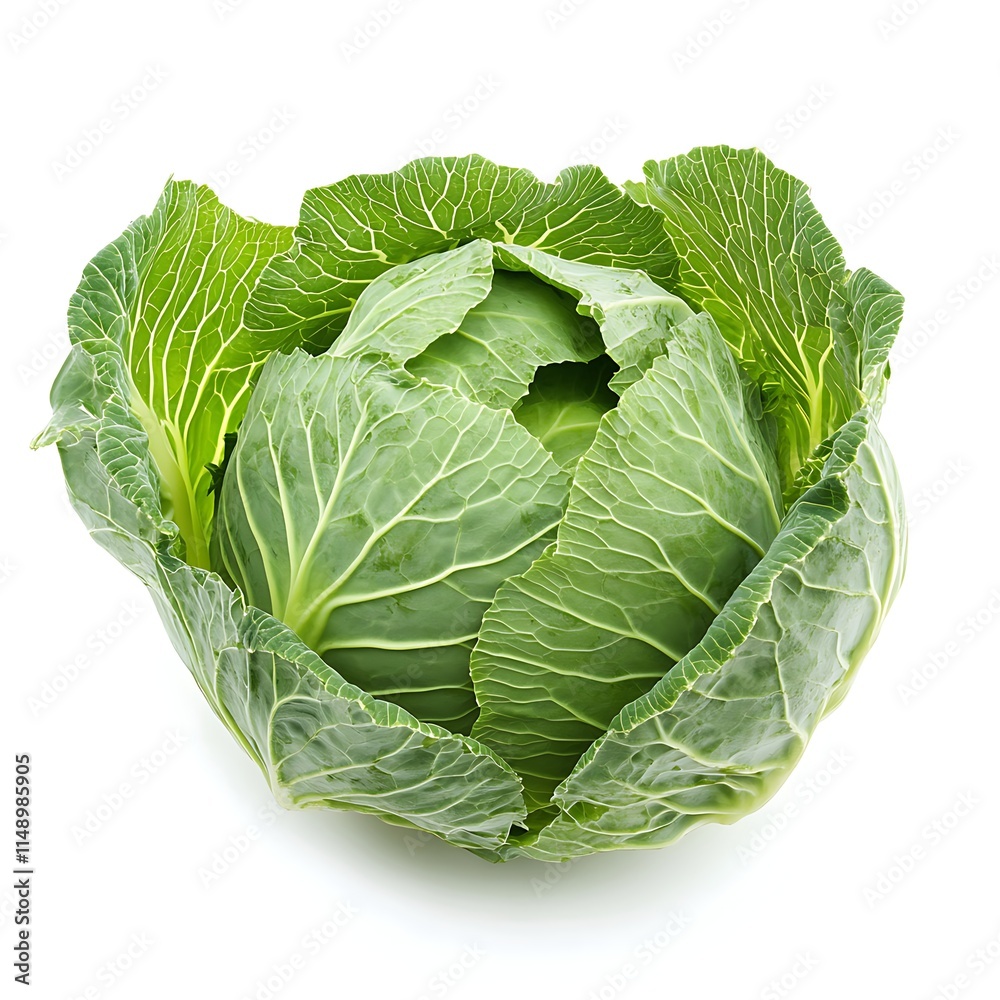 Obraz premium cabbage isolated on white background 