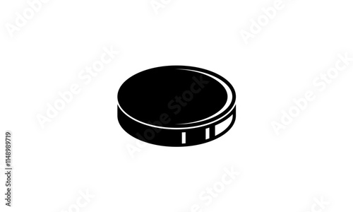ice hockey puck logo