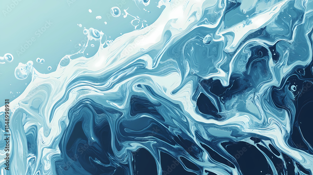 Muted blue background with water ripples effect, flow, wave, aquatic. Rippling. Illustration Muted blue background with water ripples effect, flow, wave, aquatic. Rippling. Illustration