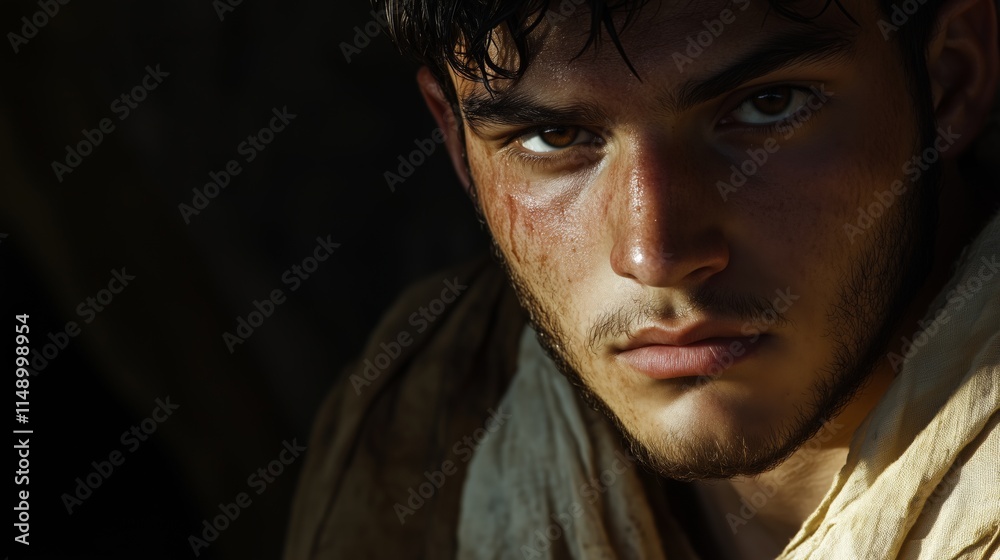 Portrait of the biblical hero Joseph Portrait of the biblical hero Joseph