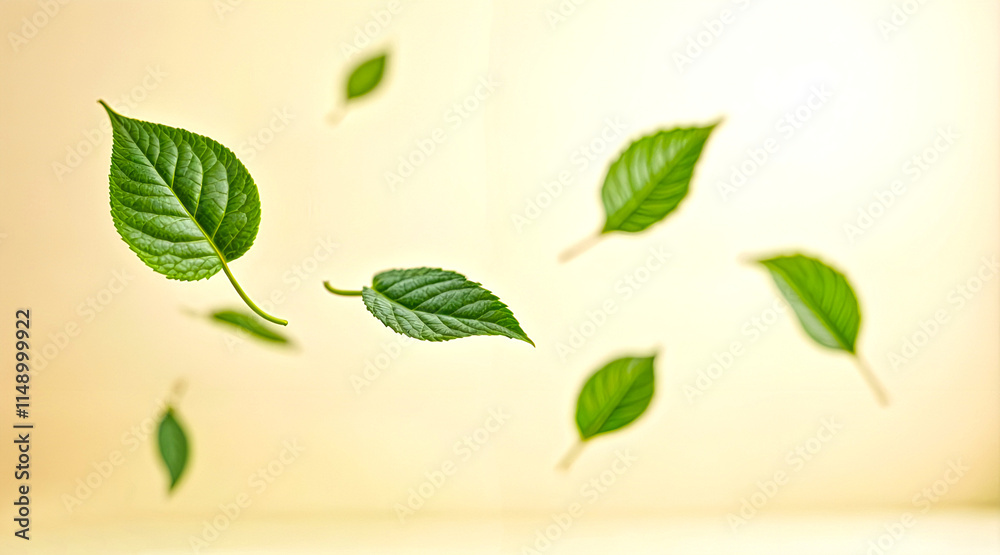 Fototapeta premium green leaves background