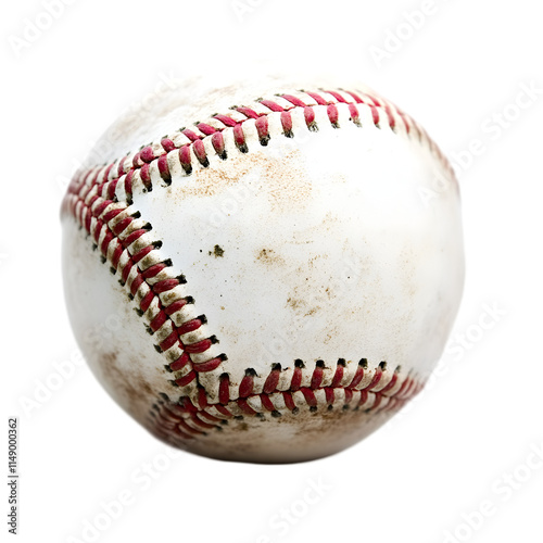 Wallpaper Mural Dirty Used Baseball Close Up  Game  Sport  Worn  Equipment  Leather  Red Stitches  Competi Torontodigital.ca