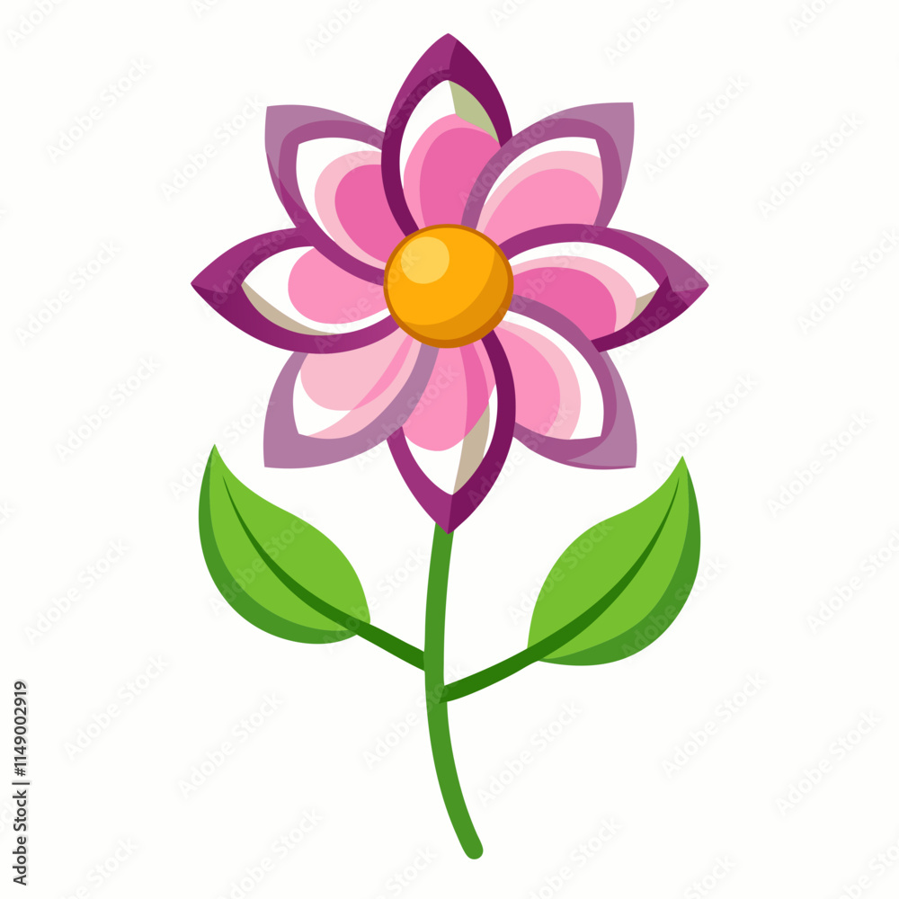 A flower, simple and beautiful ,white background A flower, simple and beautiful ,white background
