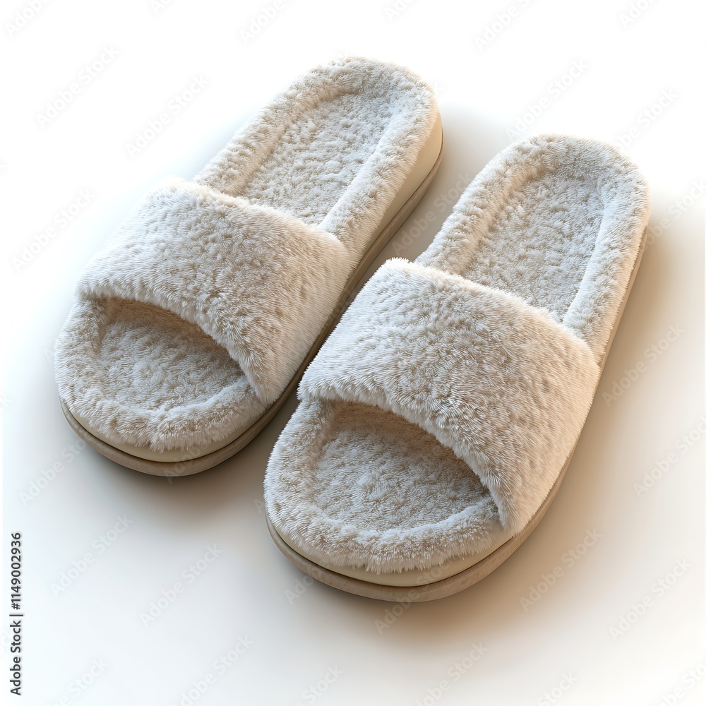 slippers isolated on white background slippers isolated on white background