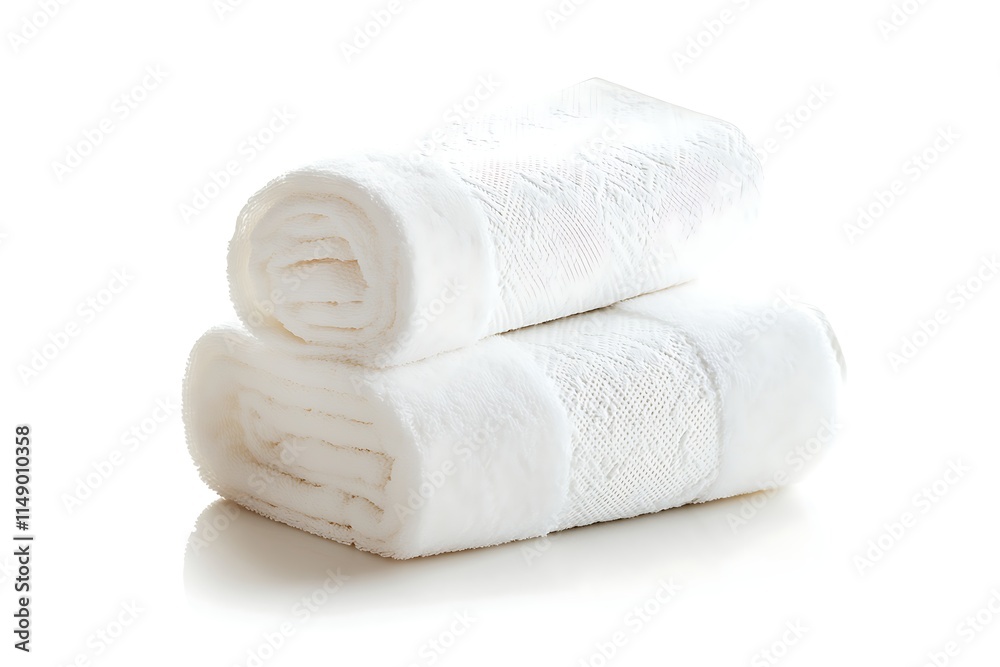 paper towels isolated on white background paper towels isolated on white background