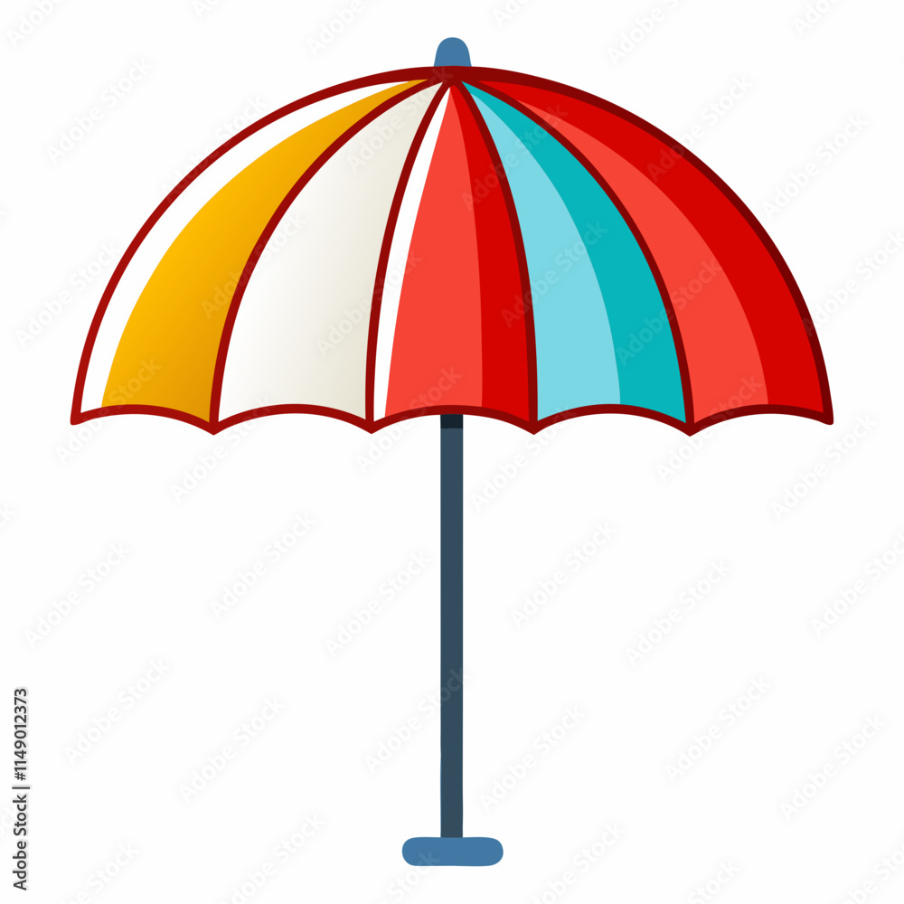beach umbrella vector icon ,white background beach umbrella vector icon ,white background