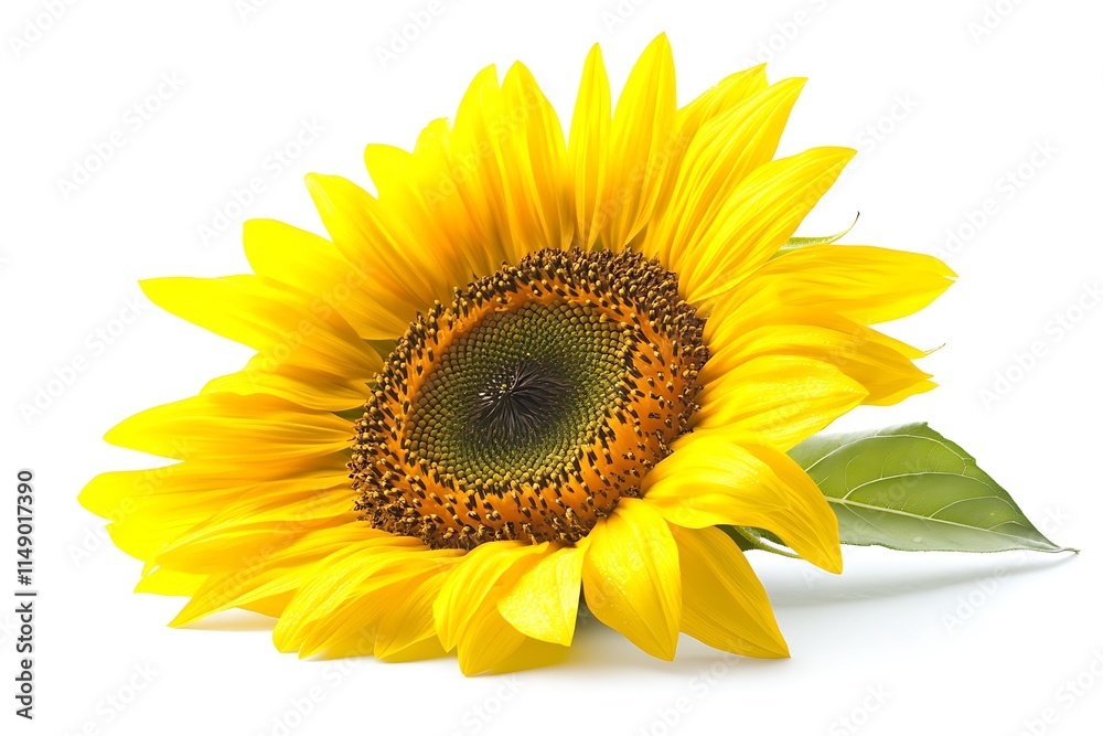 Fototapeta premium sunflower seeds isolated on white background 