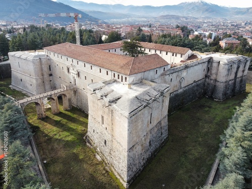 Spanish Castle at L'Aquila, Abruzzo, Italy