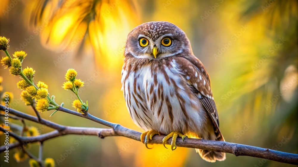 Ferruginous Pygmy Owl in Natural Habitat - Arizona Wildlife Photography Ferruginous Pygmy Owl in Natural Habitat - Arizona Wildlife Photography