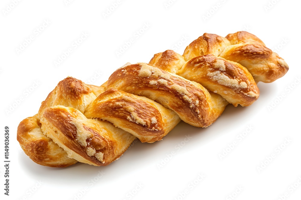 pretzel twist isolated on white background pretzel twist isolated on white background