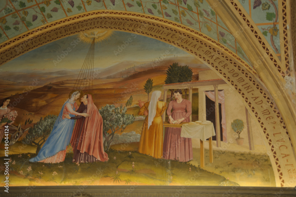 Naklejka premium Church of the Visitation. Ein Karen in Israel.