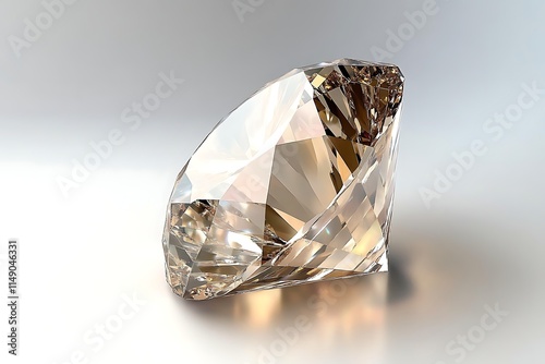 diamond isolated on white background photo