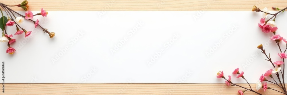 Horizontal greeting card mockup template with blank space for custom design, ideal for showcasing card designs, greeting card, template Horizontal greeting card mockup template with blank space for custom design, ideal for showcasing card designs, greeting card, template