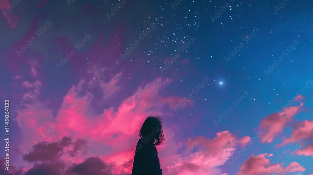 Blue pink sky purple galactic background Blue pink sky purple galactic background