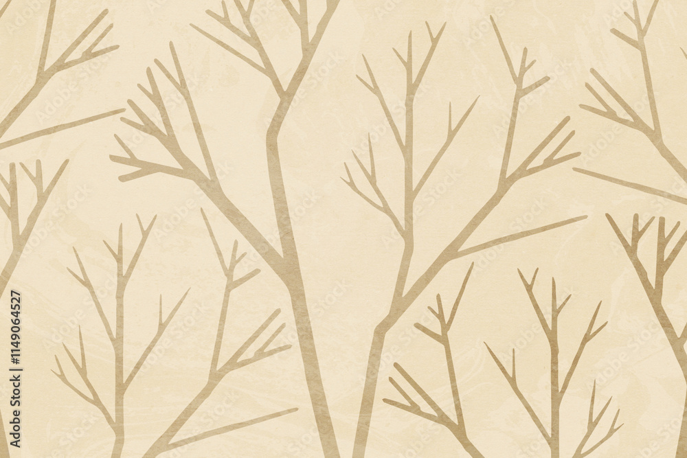 Abstract Bare Tree Branches Illustration. Abstract Bare Tree Branches Illustration.