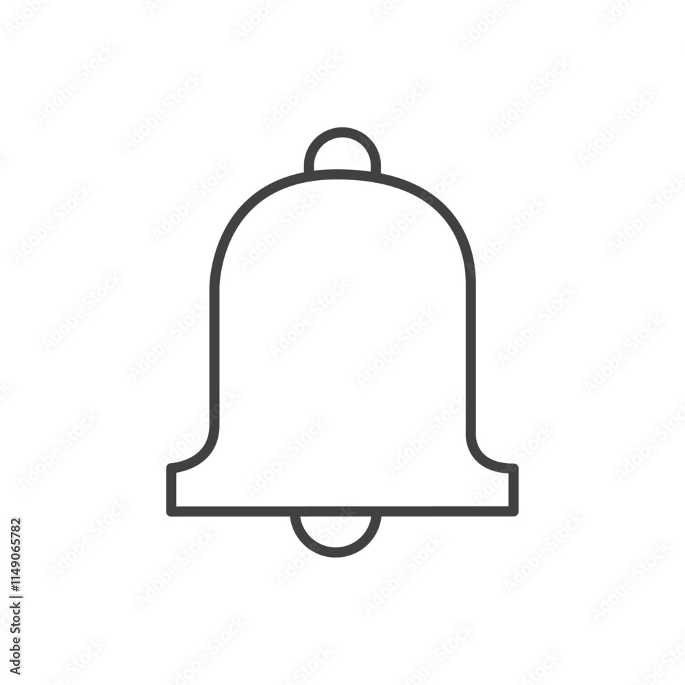 Bell icon Vector logo set flat Bell icon Vector logo set flat