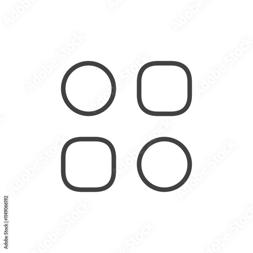 Category icon Vector logo set flat