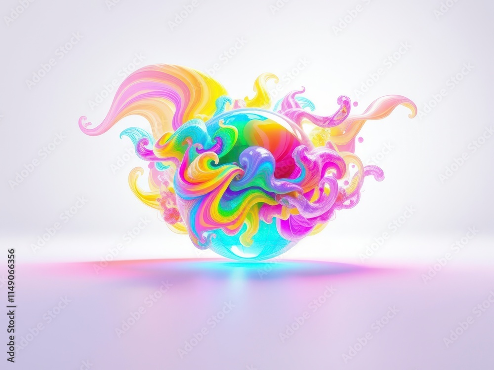 A kaleidoscope of colours bursting forth from a sphere, shapes, colourful, kaleidoscope, fireworks A kaleidoscope of colours bursting forth from a sphere, shapes, colourful, kaleidoscope, fireworks