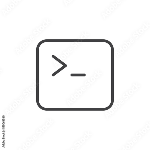 Command icon Vector logo set flat
