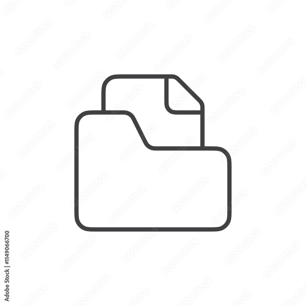 File folder icon Vector logo set flat File folder icon Vector logo set flat