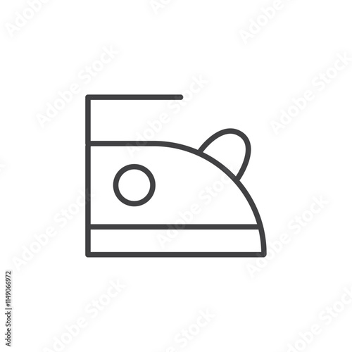 Iron icon Vector logo set flat