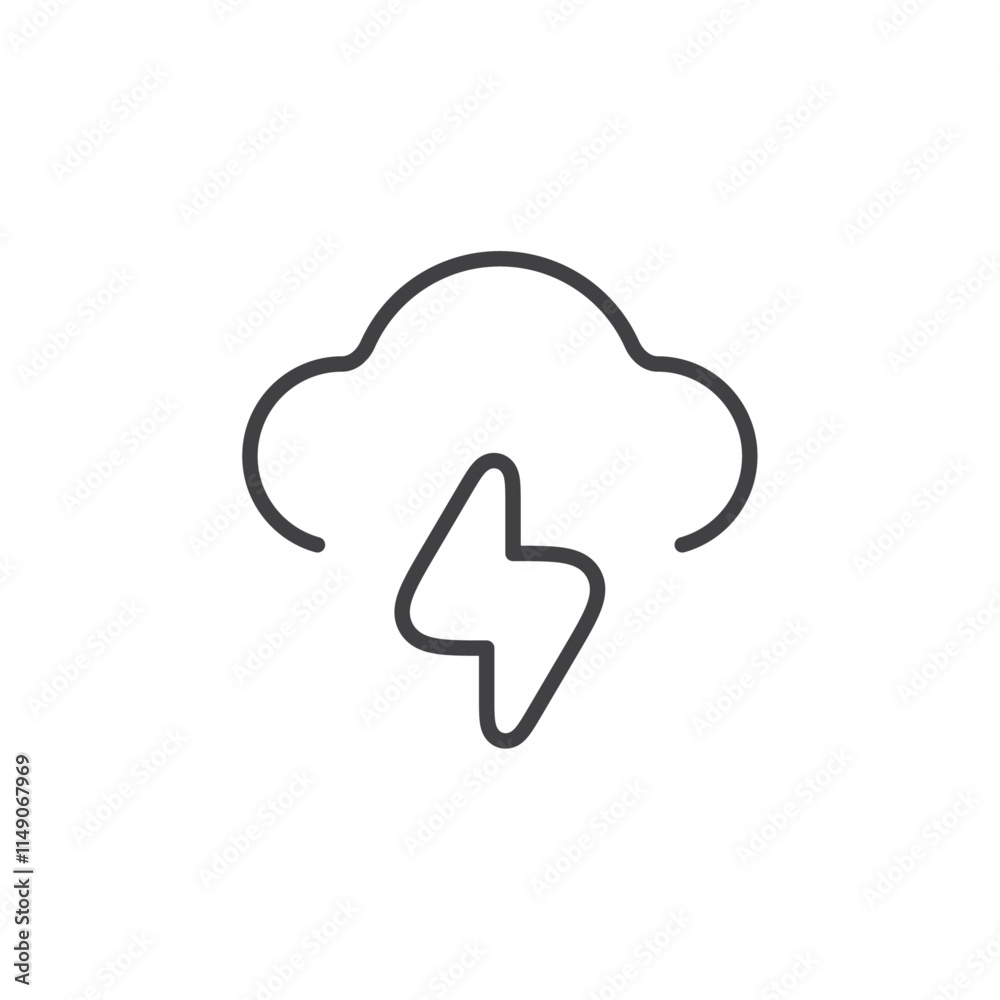 Storm icon Vector logo set flat Storm icon Vector logo set flat