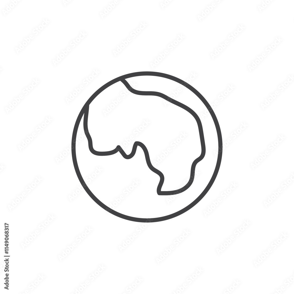World icon Vector logo set flat
