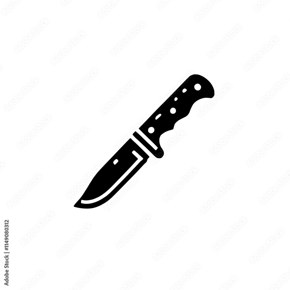 Fixed Blade Knife Icon Fixed Blade Knife Icon