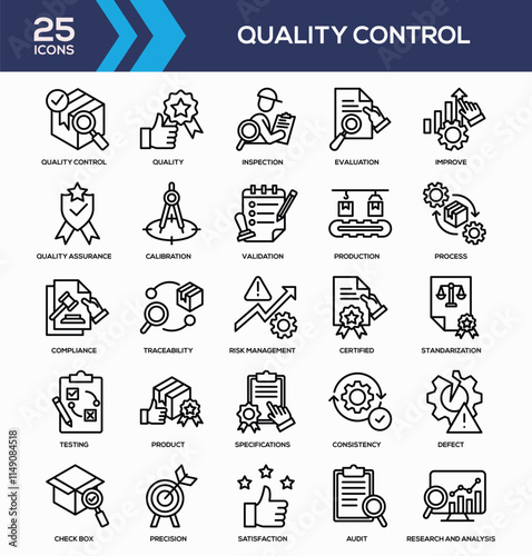 Quality Control Icon Collection