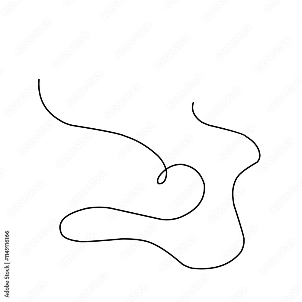 Obraz premium Thin Strand Thread 
