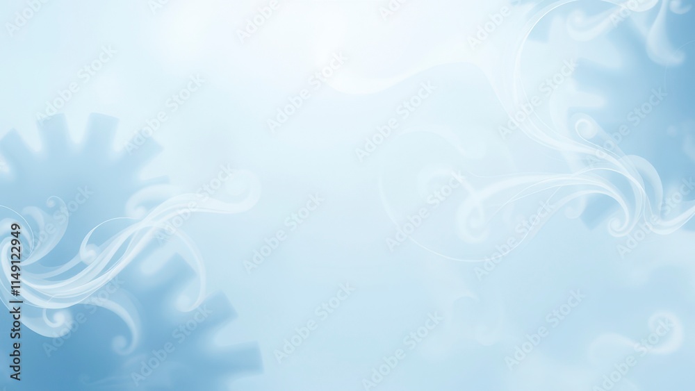 Dreamy light blue background with delicate, swirling patterns resembling mist or fog, abstract, fog, soft, atmosphere, surreal Dreamy light blue background with delicate, swirling patterns resembling mist or fog, abstract, fog, soft, atmosphere, surreal