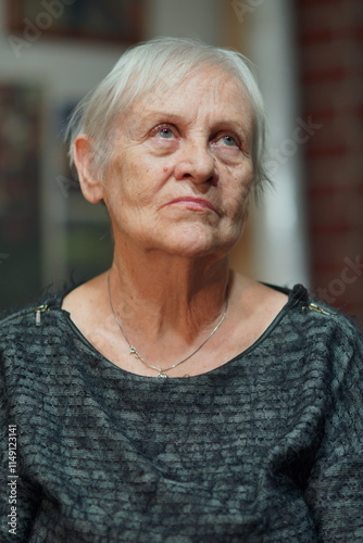 Obraz na płótnie Kobieta. Lat 70. w salonie