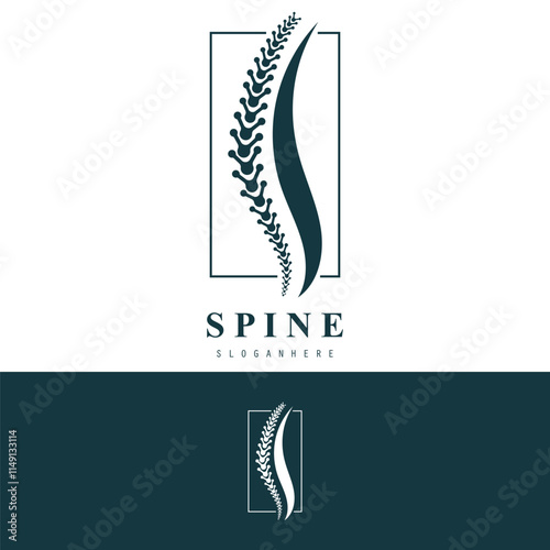 Spinal cord vector icons. Spine icon set. Simple set of spine vector icons. Vector spine icons. Human bone