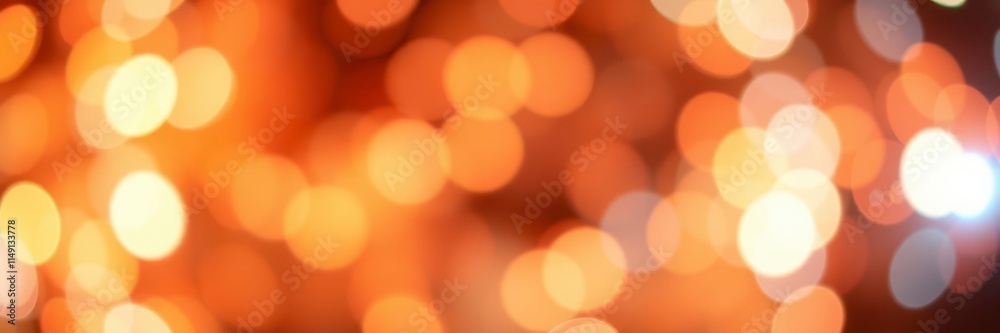 Blurred orange lights creating a vibrant bokeh background, abstract, effect, concept Blurred orange lights creating a vibrant bokeh background, abstract, effect, concept